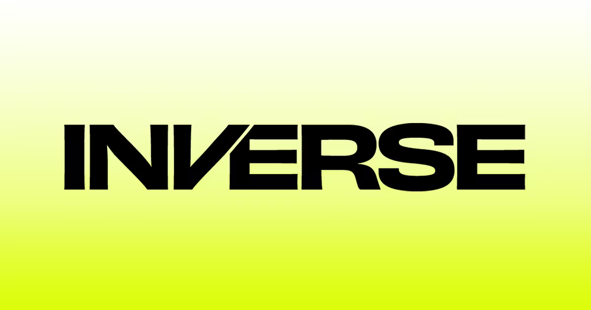 Logo of Inverse against a yellow background